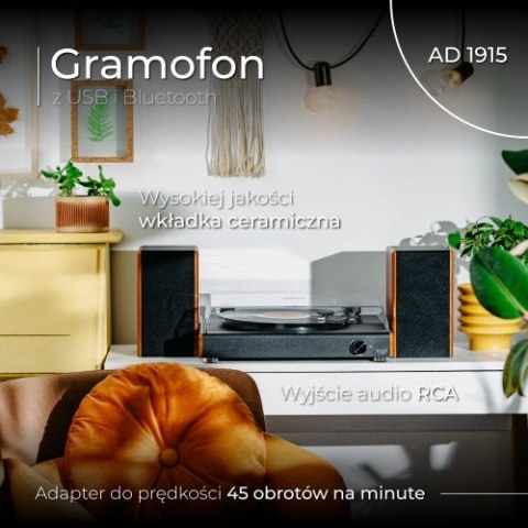 Gramofon z USB i Bluetooth