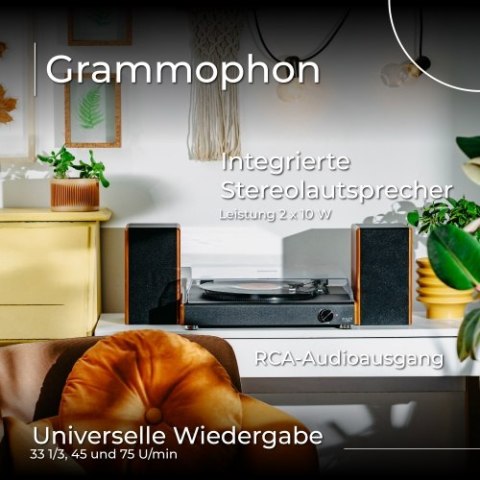 Gramofon z USB i Bluetooth