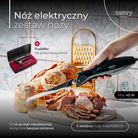 Nóż elektryczny - zestaw noży Nóż elektryczny - zestaw noży