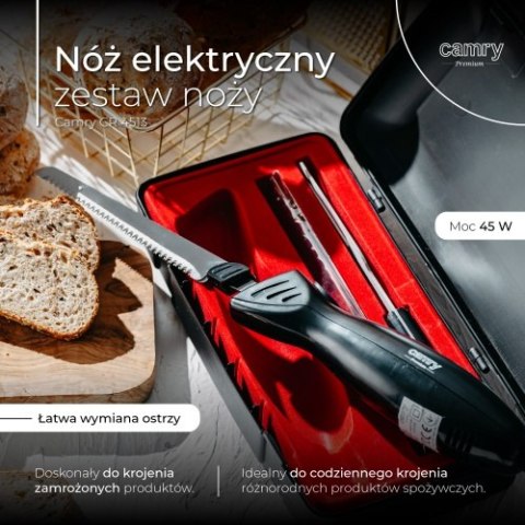 Nóż elektryczny - zestaw noży Nóż elektryczny - zestaw noży