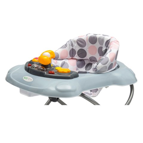 Chodzik jeździk edukacyjny dla dzieci - Basic Szary ECOTOYS Chodzik jeździk edukacyjny dla dzieci - Basic Szary ECOTOYS