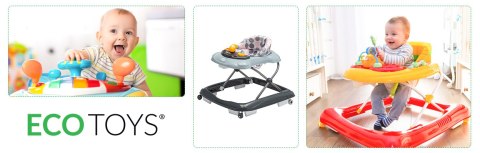 Chodzik jeździk edukacyjny dla dzieci - Basic Szary ECOTOYS Chodzik jeździk edukacyjny dla dzieci - Basic Szary ECOTOYS