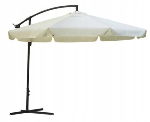 Duży parasol ogrodowy składany z falbanką 350cm Duży parasol ogrodowy składany z falbanką 350cm