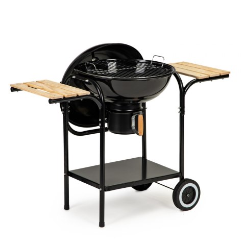 Grill ogrodowy z pokrywą i półkami Grill ogrodowy z pokrywą i półkami