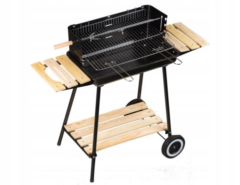 Grill ogrodowy z półkami regulacja Grill ogrodowy z półkami regulacja