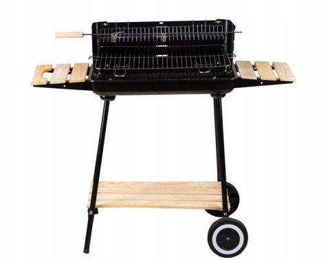 Grill ogrodowy z półkami regulacja Grill ogrodowy z półkami regulacja