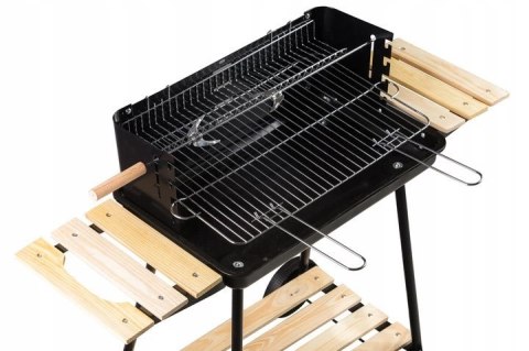 Grill ogrodowy z półkami regulacja Grill ogrodowy z półkami regulacja