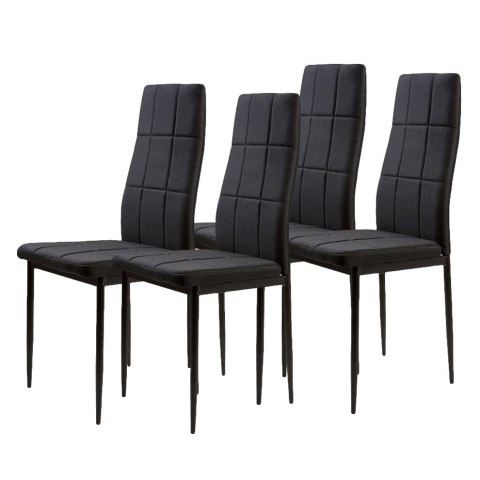 KRZESŁO KRZESŁA ZESTAW 4 KRZESEŁ DO SALONU JADALNI MODERNHOME