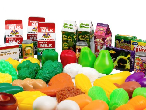 PLASTIKOWE WARZYWA OWOCE DO KUCHNI 120 SZT PLASTIKOWE WARZYWA OWOCE DO KUCHNI 120 SZT