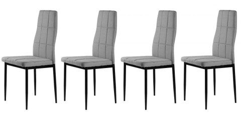 ZESTAW 4 KRZESEŁ DO SALONU JADALNI MODERNHOME