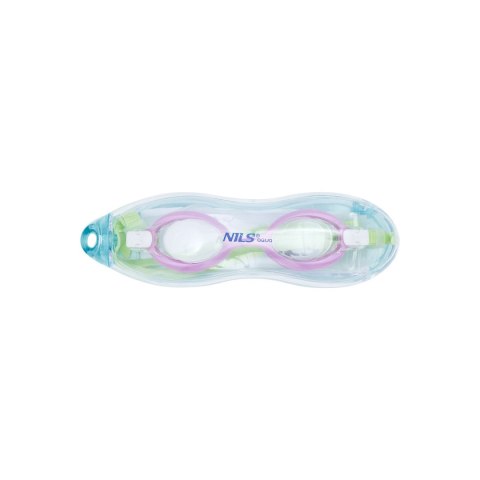 NQG700AF ZIELONY/ FIOLETOWY JUNIOR OKULARKI NILS AQUA