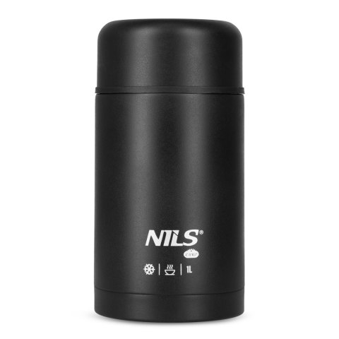 NC3802 TERMOS OBIADOWY 1000ML CZARNY NILS CAMP NC3802 TERMOS OBIADOWY 1000ML CZARNY NILS CAMP