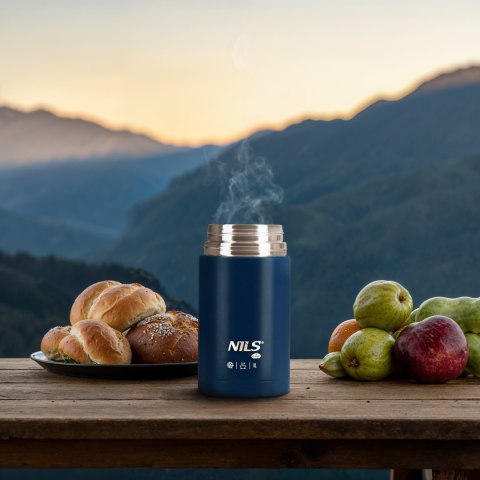 NC3802 TERMOS OBIADOWY 1000ML NIEBIESKI NILS CAMP NC3802 TERMOS OBIADOWY 1000ML NIEBIESKI NILS CAMP