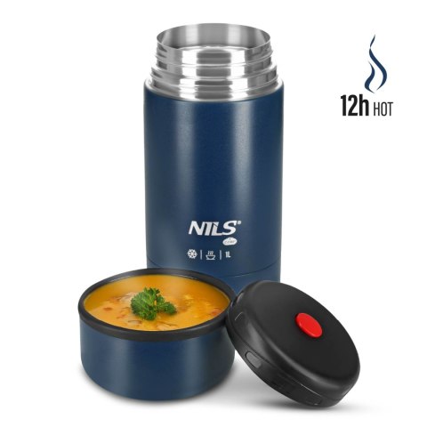 NC3802 TERMOS OBIADOWY 1000ML NIEBIESKI NILS CAMP NC3802 TERMOS OBIADOWY 1000ML NIEBIESKI NILS CAMP