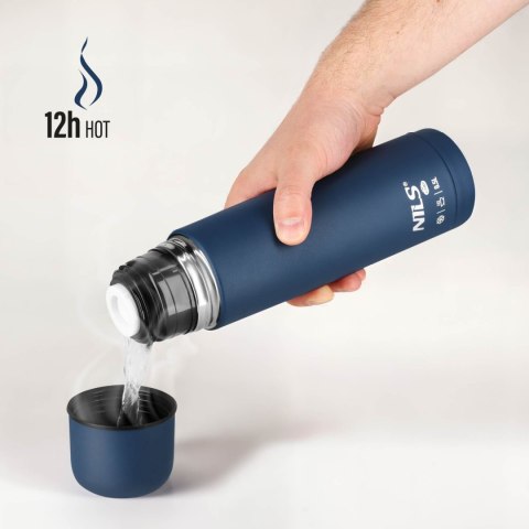 NC3803 TERMOS TURYSTYCZNY 500 ML NIEBIESKI NILS CAMP NC3803 TERMOS TURYSTYCZNY 500 ML NIEBIESKI NILS CAMP