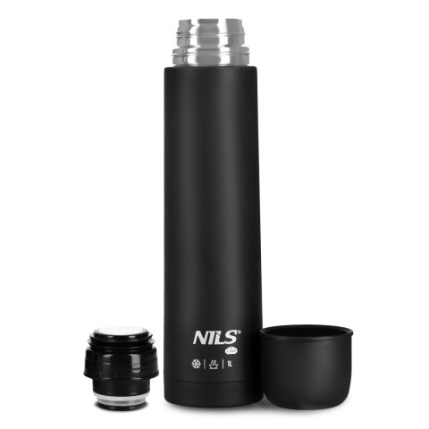 NC3804 TERMOS TURYSTYCZNY 1000 ML CZARNY NILS CAMP NC3804 TERMOS TURYSTYCZNY 1000 ML CZARNY NILS CAMP