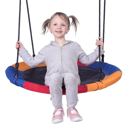 NB5003 BOCIANIE GNIAZDO HUŚTAWKA NIEBIESKI CZERWONY POMARAŃCZOWY ŚR.90 CM NILS NB5003 BOCIANIE GNIAZDO HUŚTAWKA NIEBIESKI CZERWONY POMARAŃCZOWY ŚR.90 CM NILS