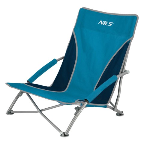 NC3035 KRZESŁO PLAŻOWE NIEBIESKO-SZARE NILS