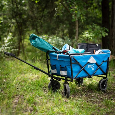 NC1606 WÓZEK NIEBIESKO-SZARY 125L NILS CAMP