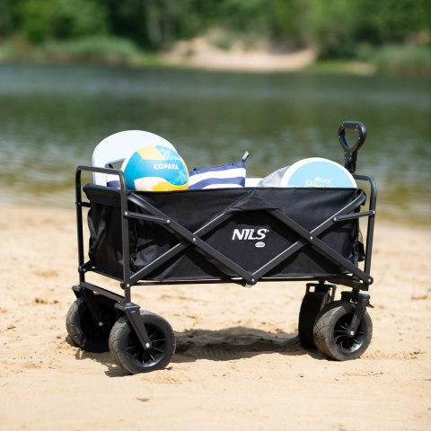 NC1607 WÓZEK CZARNY 100L NILS CAMP