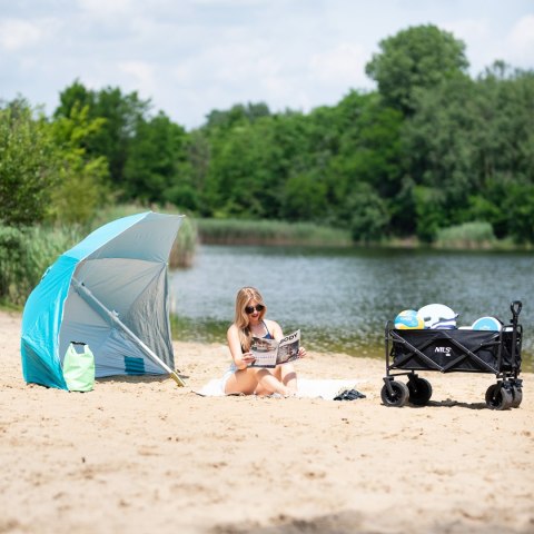 NC1607 WÓZEK CZARNY 100L NILS CAMP