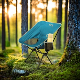 NC3320 KRZESŁO SKŁADANE ULTRALIGHT NIEBIESKIE NILS CAMP