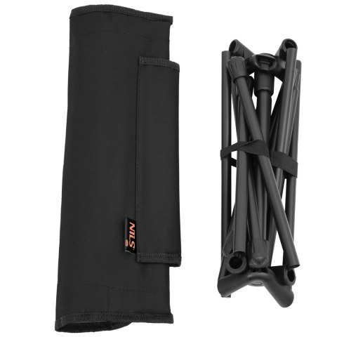 NC3321 KRZESŁO SKŁADANE ULTRALIGHT BLACK NILS CAMP