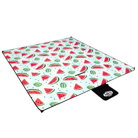NC2312 ARBUZY KOC PIKNIKOWY 220×200cm PE + ALU NILS CAMP