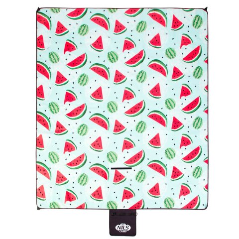 NC2312 ARBUZY KOC PIKNIKOWY 220×200cm PE + ALU NILS CAMP