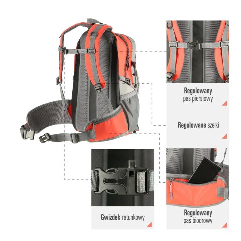 CBT7156 CZERWONY JAGERFLY PLECAK NILS CAMP CBT7156 CZERWONY JAGERFLY PLECAK NILS CAMP