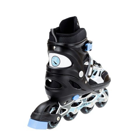 NJ1828 A CZARNY ROZM. L (39-42) ŁYŻWOROLKI NILS EXTREME