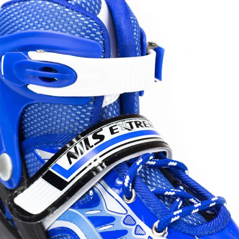NJ1828 A NIEBIESKI ROZM. L (39-42) ŁYŻWOROLKI NILS EXTREME