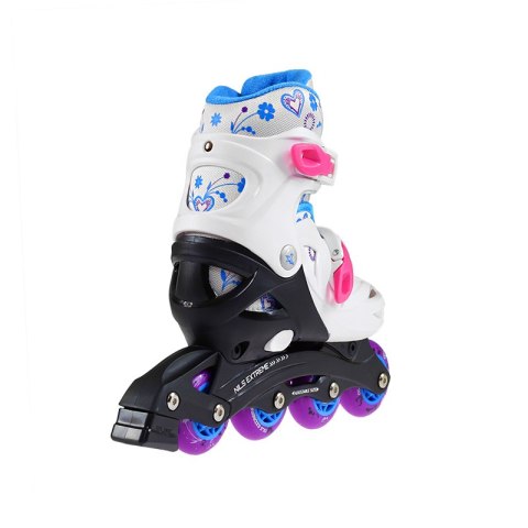 NJ/NA0321 A BIAŁE ROZM. L (36-40) ŁYŻWOROLKI NILS EXTREME