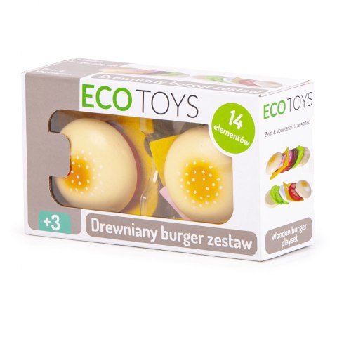 Drewniany hamburger Ecotoys Drewniany hamburger Ecotoys