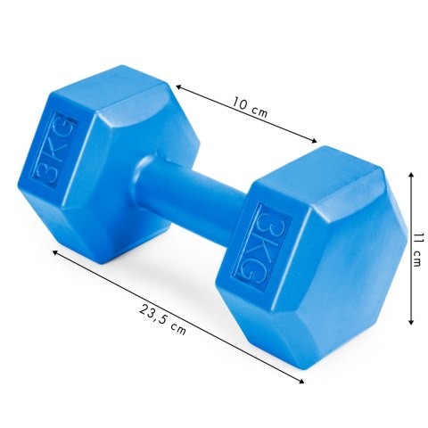 HANTELKI HANTLE 6kg ZESTAW CIĘŻARKI 2x 3kg FITNESS HANTELKI HANTLE 6kg ZESTAW CIĘŻARKI 2x 3kg FITNESS