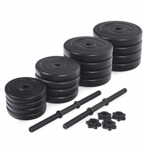 Hantelki hantle 30 KG zestaw dwóch hantli po 15kg fitness Hantelki hantle 30 KG zestaw dwóch hantli po 15kg fitness