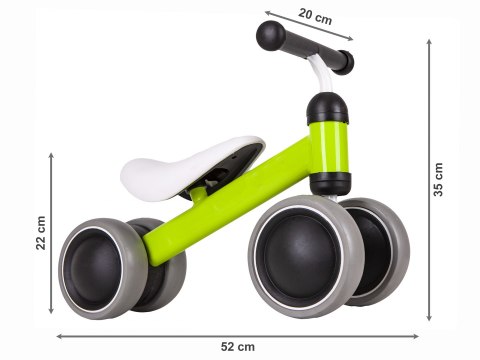 Rowerek biegowy mini rower Practise Green Ecotoys Rowerek biegowy mini rower Practise Green Ecotoys