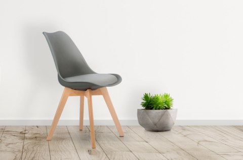 ZESTAW 4 KRZESEŁ Z PODUSZKĄ 4SZT. MODERNHOME