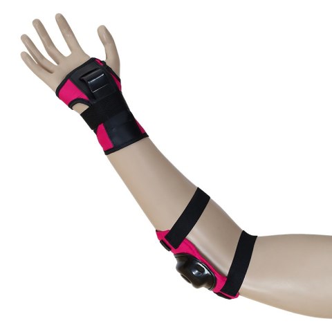 H108 ROZM. L CIEMNY RÓŻ ZESTAW OCHRANIACZY