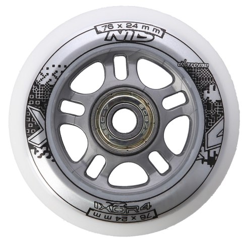 PU 76x24 82A BIAŁE N (4 szt.) + ABEC-7 (8 szt.) ZESTAW NILS EXTREME