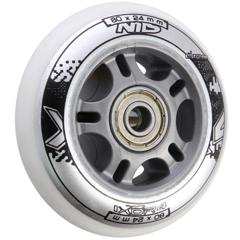 PU 80x24 82A BIAŁE N (4 szt.) + ABEC-7 (8 szt.) ZESTAW NILS EXTREME