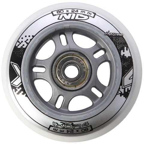 PU 80x24 82A BIAŁE N (4 szt.) + ABEC-7 (8 szt.) ZESTAW NILS EXTREME