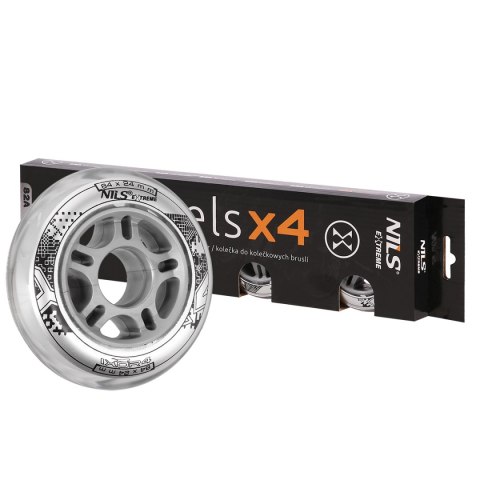 PU 84x24 82A PRZEZROCZYSTE KÓŁKA (4 szt.) NILS EXTREME