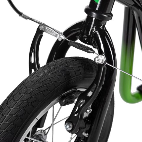 WH117BN GREEN 12" HULAJNOGA Z POMP. KOŁAMI NILS EXTREME