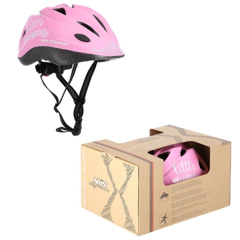 MTV65 RÓZOWY ROZM. M (49-58 cm) KASK DZIECIĘCY NILS EXTREME