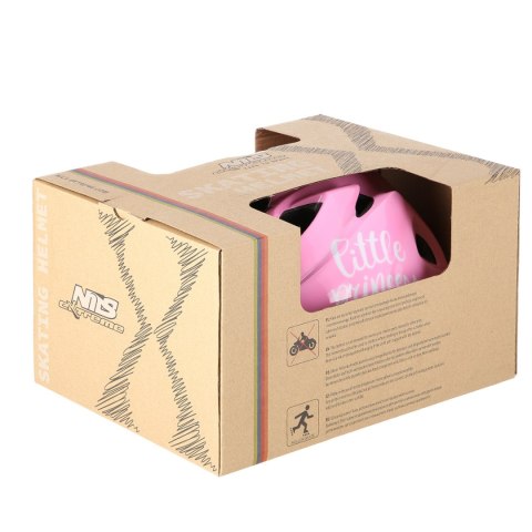 MTV65 RÓŻOWY ROZM. S (47-55 cm)KASK DZIECIĘCY NILS EXTREME