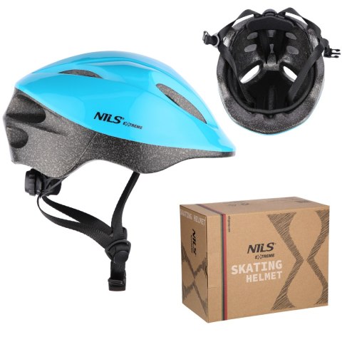 MTW05 KASK NIEBIESKI ROZM. S (51-58 cm) NILS EXTREME