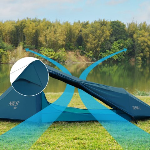 NAMIOT ULTRA LIGHT SKYAIR 2 NIEBIESKI NILS CAMP NC2502 NAMIOT ULTRA LIGHT SKYAIR 2 NIEBIESKI NILS CAMP NC2502