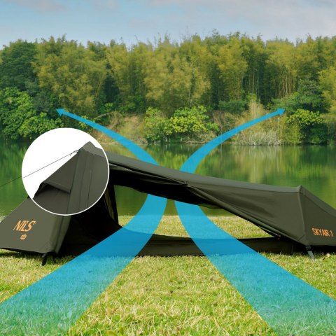 NAMIOT ULTRA LIGHT SKYAIR 2 ZIELONY NILS CAMP NC2502 NAMIOT ULTRA LIGHT SKYAIR 2 ZIELONY NILS CAMP NC2502