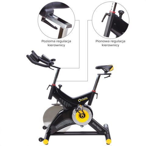 SW7200 ROWER STACJONARNY SPININGOWY Z OPOREM MECHANICZNYM 22KG HMS PREMIUM SW7200 ROWER STACJONARNY SPININGOWY Z OPOREM MECHANICZNYM 22KG HMS PREMIUM